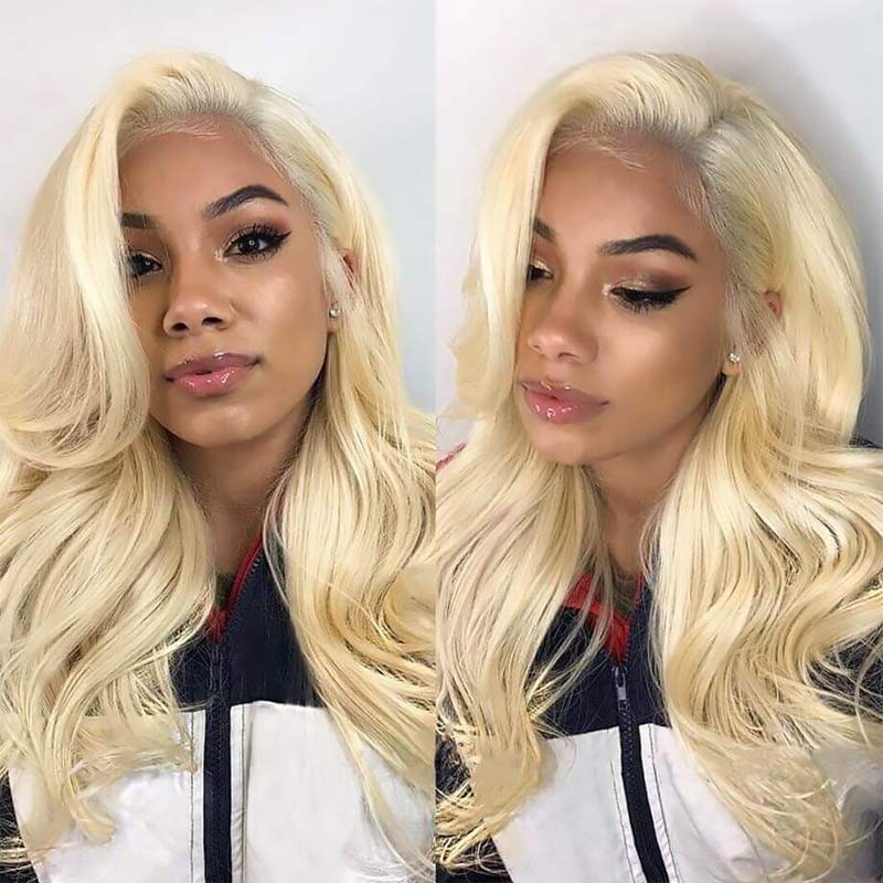 Golden Hour Blonde Body Wave Wig | 13x4 HD Lace Front | 100% Human Hair – Fericire