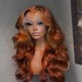 Spice & Silk Ginger Body Wave Wig | 13x4 HD Lace Front | 100% Human Hair – Fericire