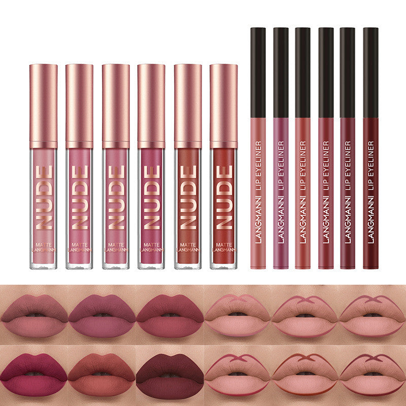 Nude Éclat Matte Lip Set – Velvet Nude Lipstick Collection for Soft Glam Makeup | Fericire