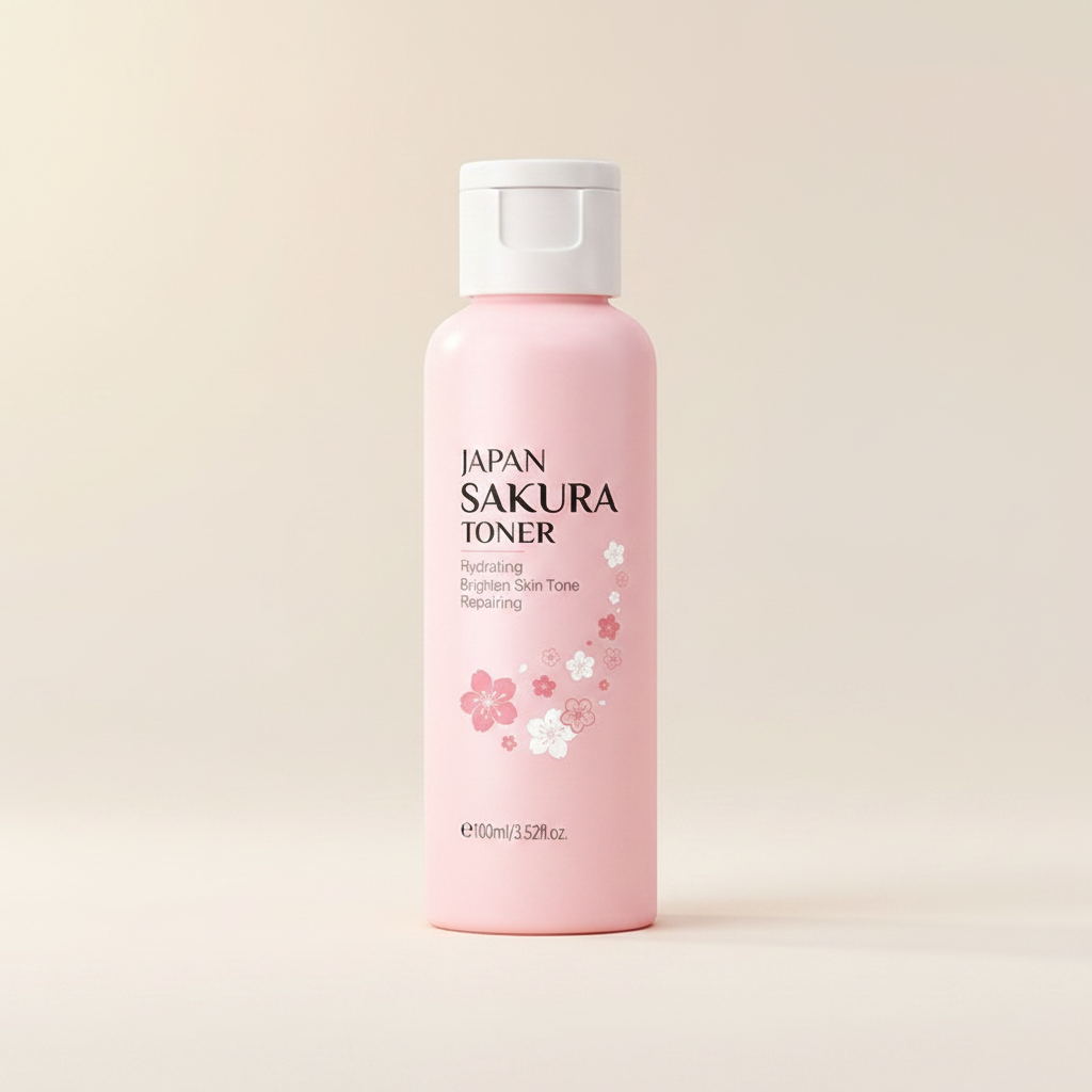 Japan Sakura toner bottle solo shot