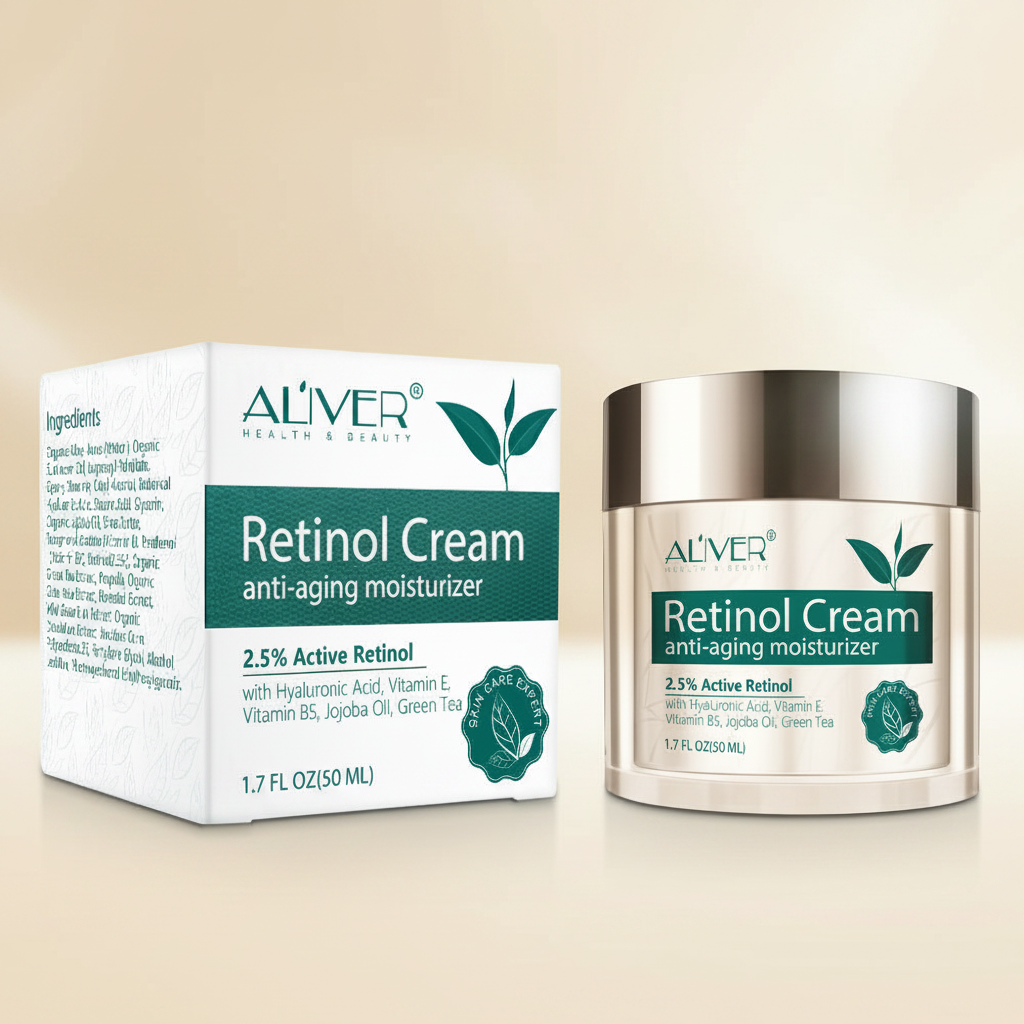 Retinol cream cinematic campaign