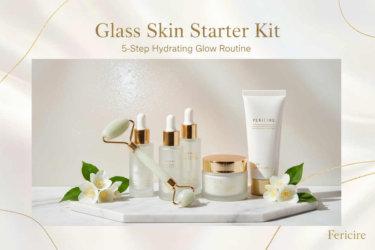 Glass Skin Starter Kit – 5-Step Hydrating Glow Routine by Fericire