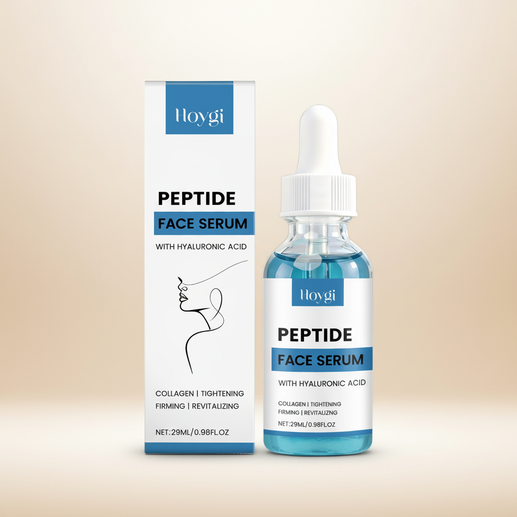 Peptide face serum cinematic campaign