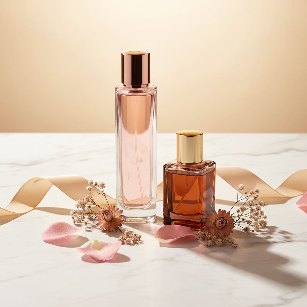 Signature Scent Duo – Élise Lumière & Rosé d’Ambre Luxury Fragrance Bundle | Fericire