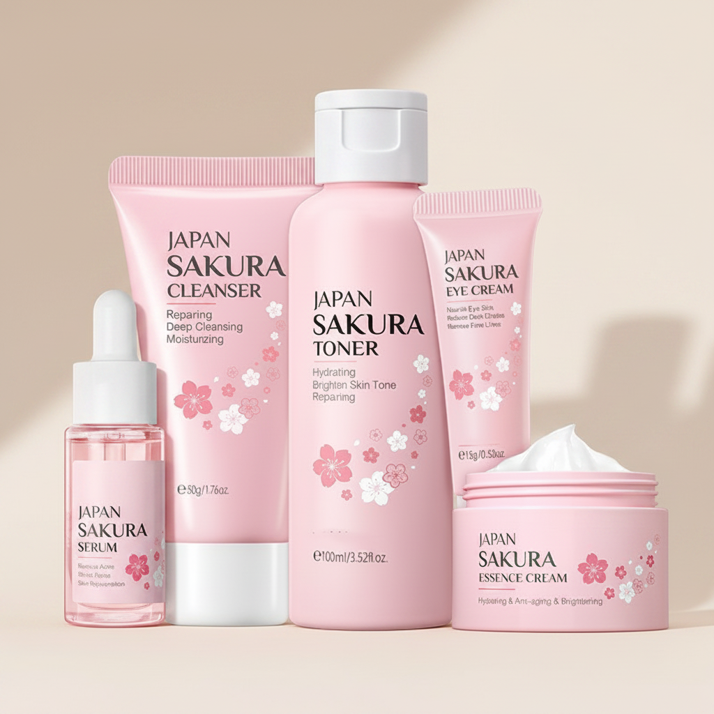 Japan Sakura skincare cinematic campaign